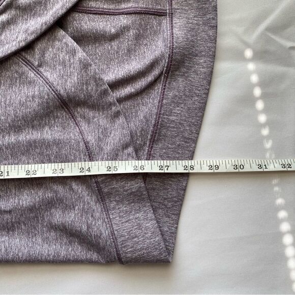 NWOT Lululemon Heathered Graphite Purple Rulu Rally Wrap Light Jacket Size 8 - Picture 15 of 15